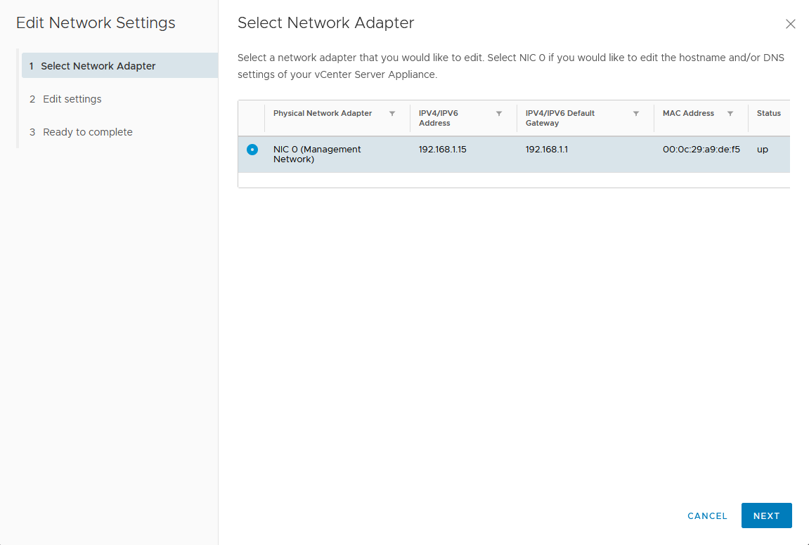 Changing your vCenter Server’s FQDN ITREACT