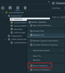 Recover an accidentally deleted VMFS Datastore (vSphere version 8) - IT ...