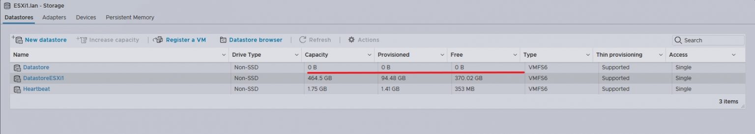 Recover an accidentally deleted VMFS Datastore (vSphere version 8) - IT ...